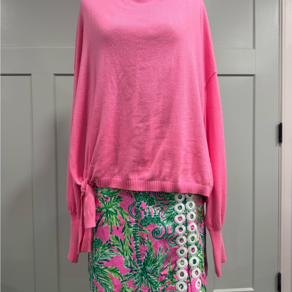 Lilly Pulitzer NWT Pink and Green Tropical Skort Sz 12